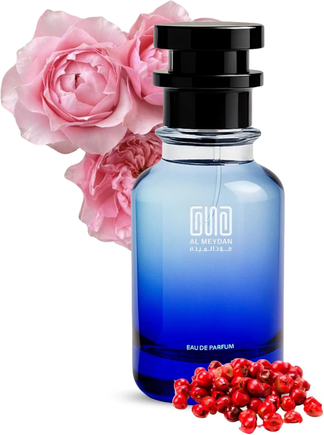 عطر روغنی عود المیدان زنانه – الهام گرفته از فلور ماسک فور هر، رایحه ای گلی چوبی با نت های رز، مشک و عنبر – بدون الکل – ماندگاری 8 ساعته برای ظرافت زنانه (100 میلی لیتر)