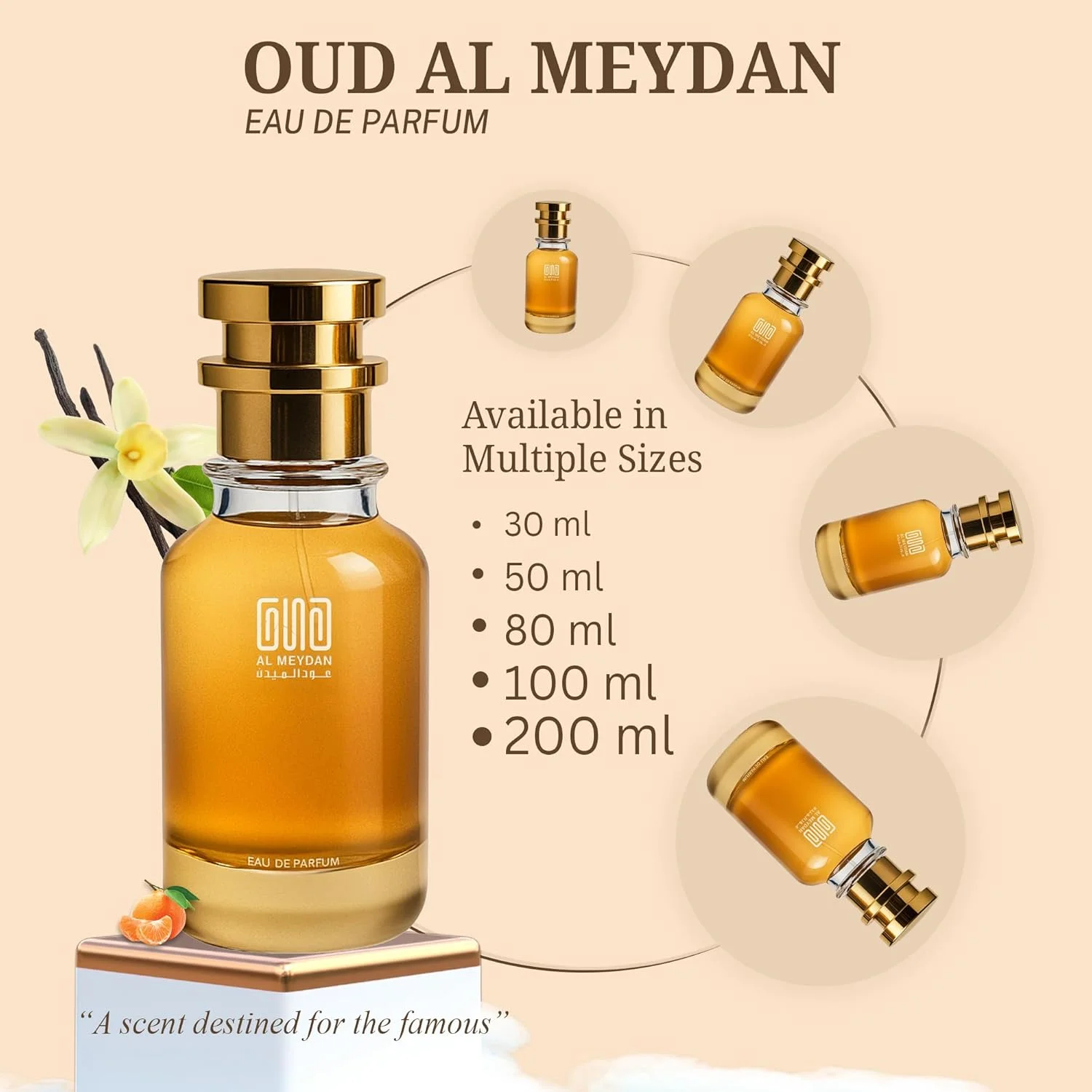 عطر روغنی عود المیدان زنانه – مشابه رایحه میستیک بوکت – عطر گلی و میوه ای بدون الکل با رایحه هلو سفید، گل صد تومانی و وانیل – ماندگاری طولانی 8-10 ساعت (30 میلی لیتر)