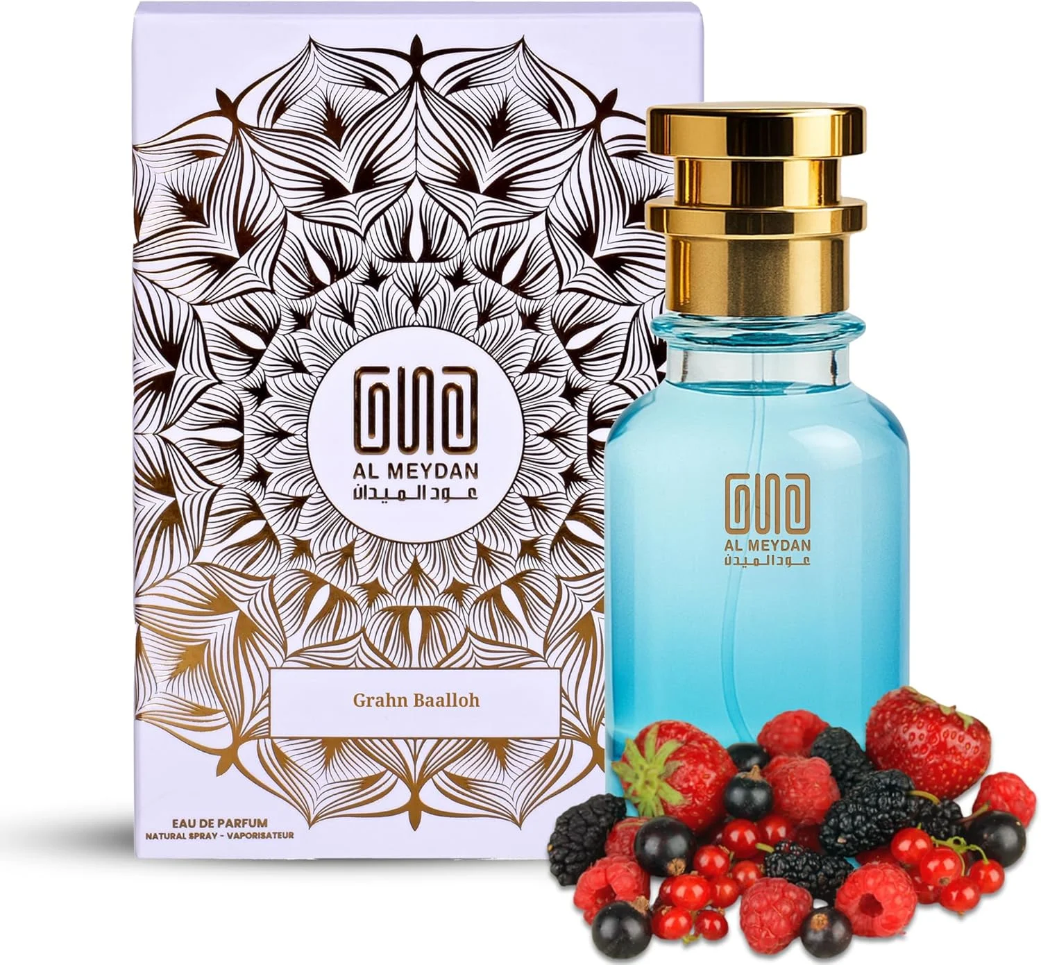 عطر روغنی زنانه عود المیدان - مشابه رایحه گران بالو - بدون الکل، شیرین و گلی با رایحه توت قرمز، یاس و کارامل - ماندگاری طولانی 8-10 ساعت (80 میلی لیتر)