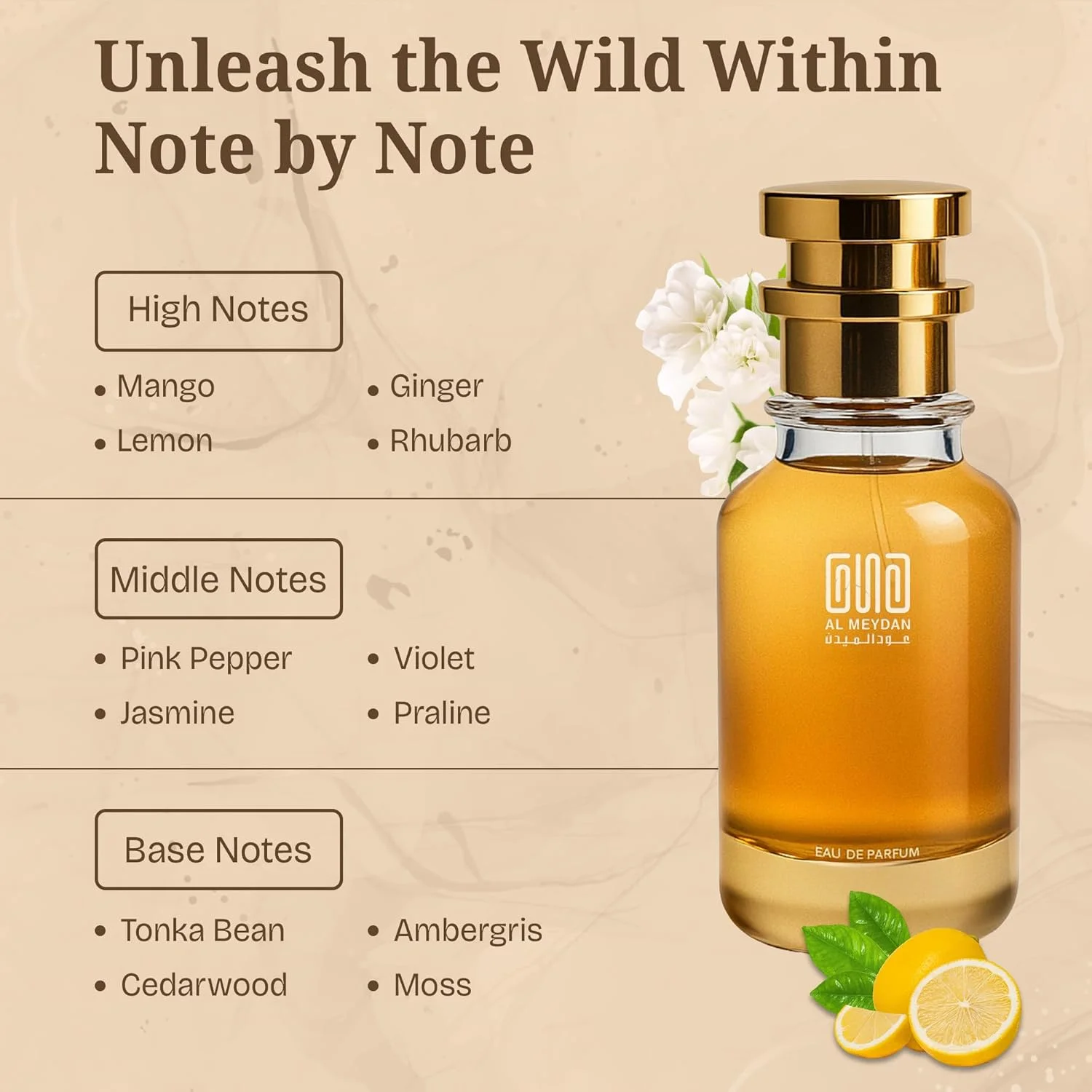 عطر روغنی عود المیدان زنانه و مردانه – مشابه عطر Volcano Feww – بدون الکل، میوه ای و چوبی با رایحه انبه، یاس و عنبر – ماندگاری طولانی 8-10 ساعت (50 میلی لیتر)