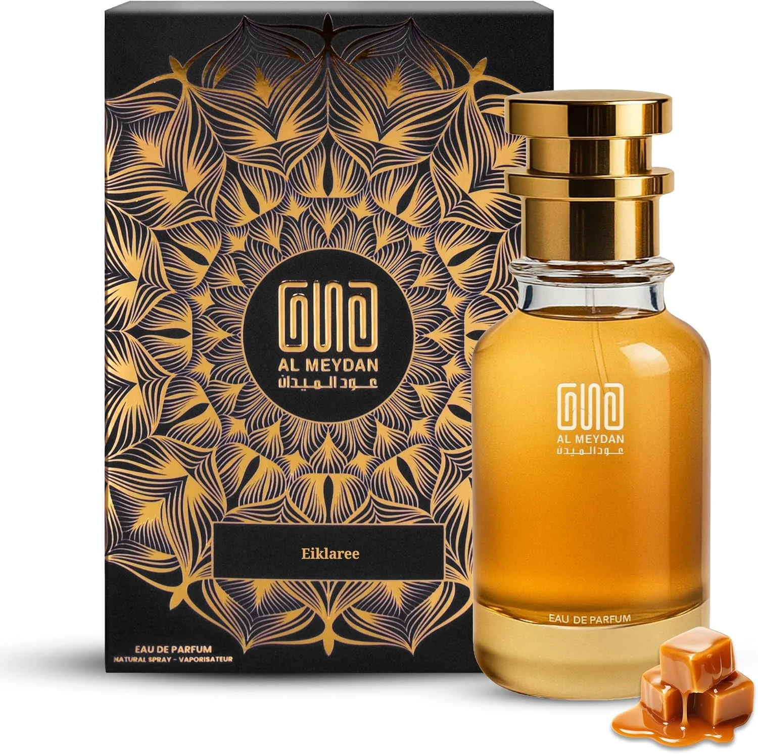 عطر روغنی عود المیدان زنانه – مشابه رایحه ایکلاری – عطر گورمند بدون الکل با رایحه کارامل، عسل و وانیل – ماندگاری طولانی 9 تا 11 ساعت (30 میلی لیتر)