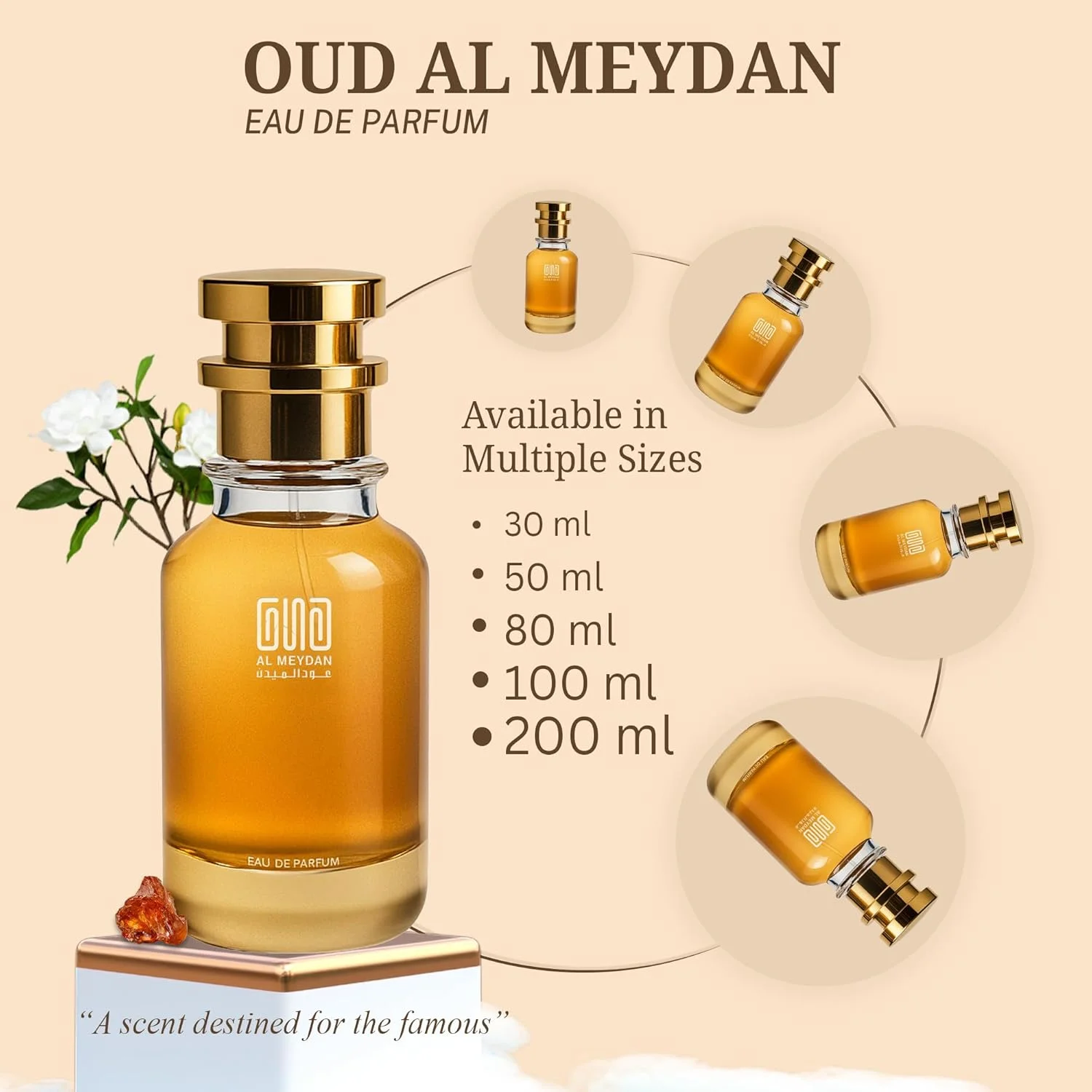عطر روغنی عود المیدان زنانه - مشابه عطر امرات عربی پرایوت رز - عطر روغنی بدون الکل با رایحه گل و میوه، توت فرنگی، رز و یاس - ماندگاری طولانی 8-10 ساعت (200 میلی لیتر)