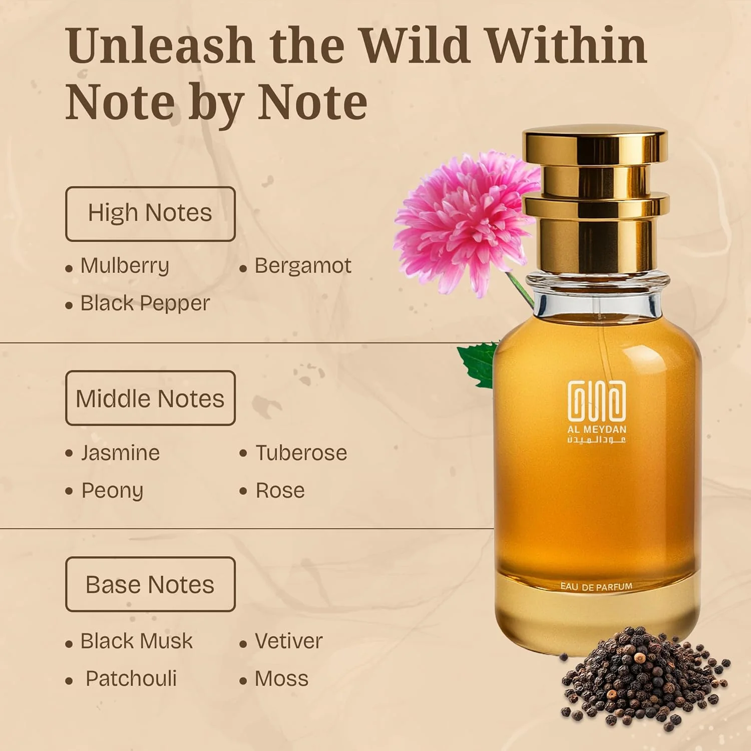 عطر روغنی عود المیدان زنانه – الهام گرفته از گلدیا د رومان نایت – رایحه گلی چوبی ماندگار با توت سیاه، یاس و مشک سیاه – ماندگاری 7-9 ساعته – رایحه ای ظریف (80 میلی لیتر) عطر روغنی عود المیدان زنانه – الهام گرفته از گلدیا د رومان نایت – رایحه گلی چوبی ماندگار با توت سیاه، یاس و مشک سیاه – ماندگاری 7-9 ساعته – رایحه ای ظریف (80 میلی لیتر)