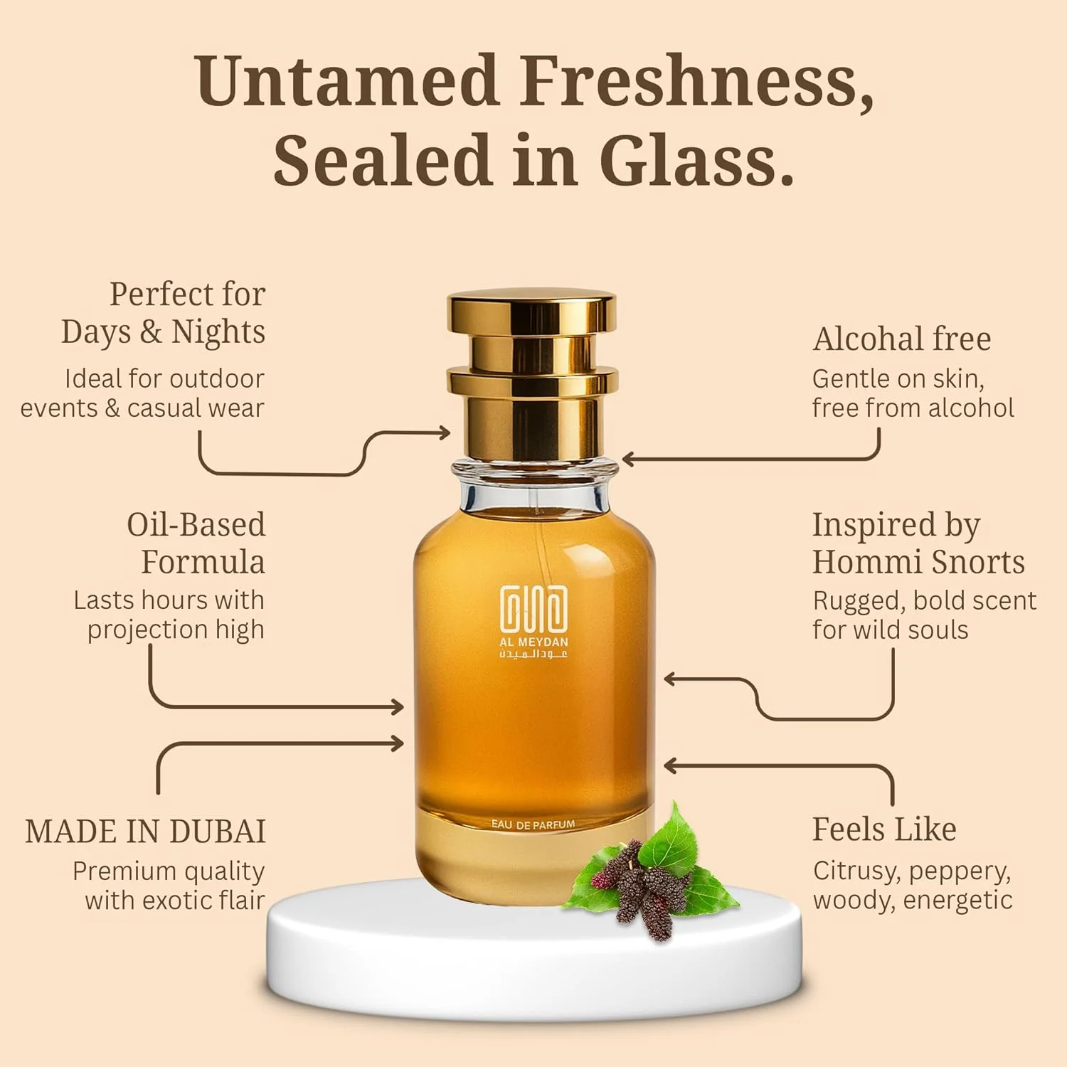 عطر روغنی عود المیدان زنانه – الهام گرفته از گلدیا د رومان نایت – رایحه گلی چوبی ماندگار با توت سیاه، یاس و مشک سیاه – ماندگاری 7-9 ساعته – رایحه ای ظریف (80 میلی لیتر) عطر روغنی عود المیدان زنانه – الهام گرفته از گلدیا د رومان نایت – رایحه گلی چوبی ماندگار با توت سیاه، یاس و مشک سیاه – ماندگاری 7-9 ساعته – رایحه ای ظریف (80 میلی لیتر)