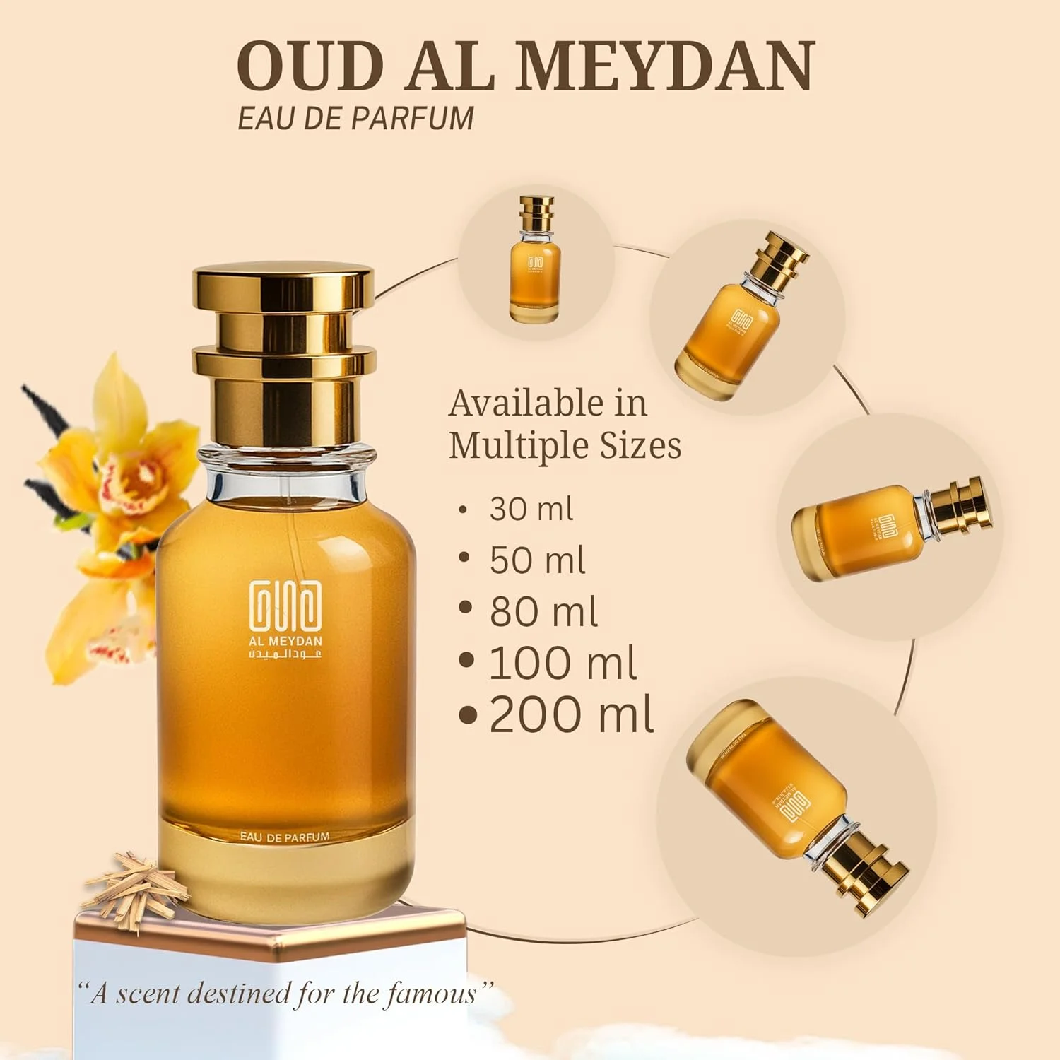 عطر روغنی عود المیدان زنانه – الهام گرفته از وانیلا مالاکا – رایحه بدون الکل با رایحه لیچی، وانیل، چوب صندل و کشمیران – ماندگاری طولانی، شیرین و ظریف (30 میلی لیتر)