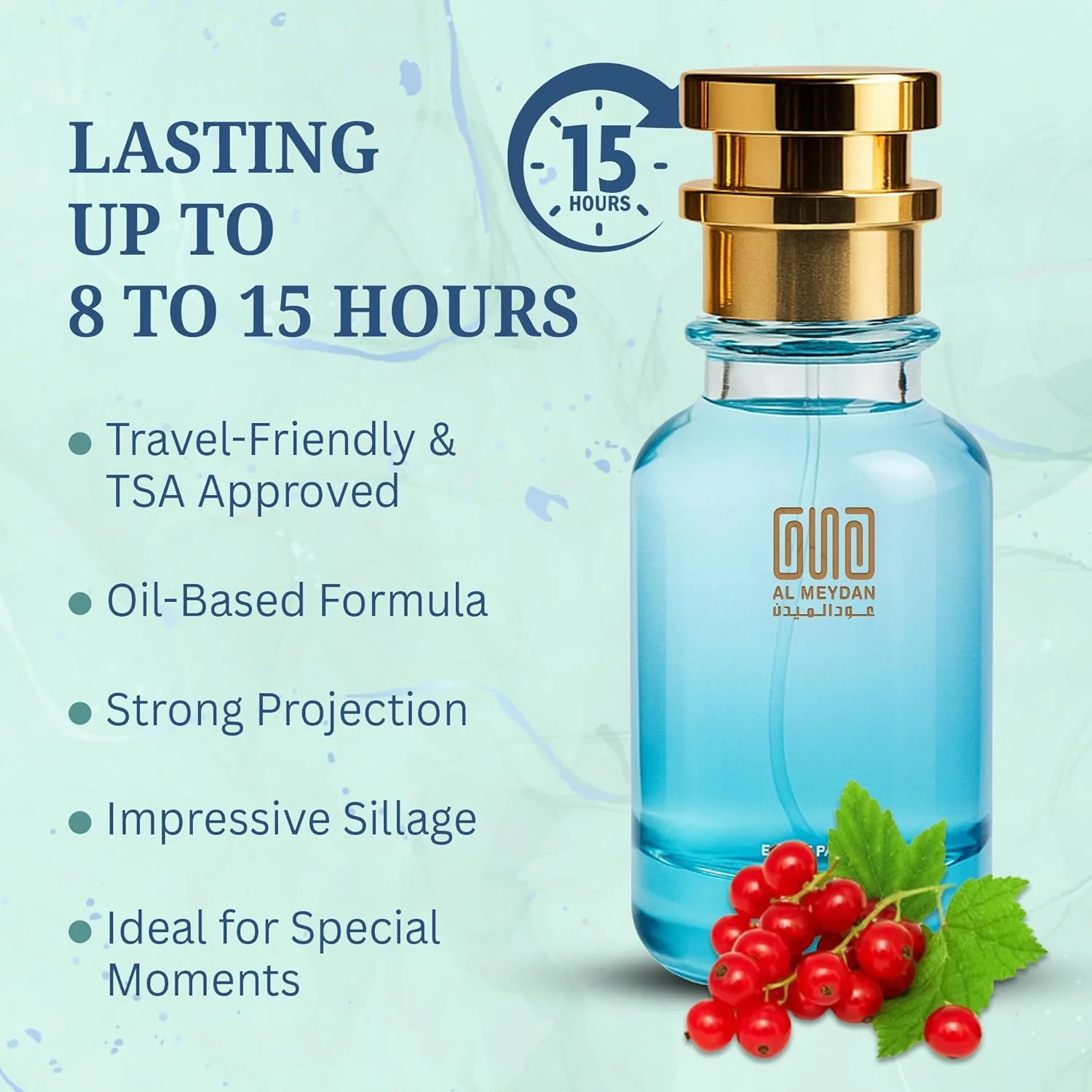 عطر روغنی عود المیدان زنانه – الهام گرفته از وری گود گرل – عطر روغنی بدون الکل با رایحه لیچی، رز و وانیل – رایحه میوه ای، گلی و شیرین ماندگار برای زنان (30 میلی لیتر)