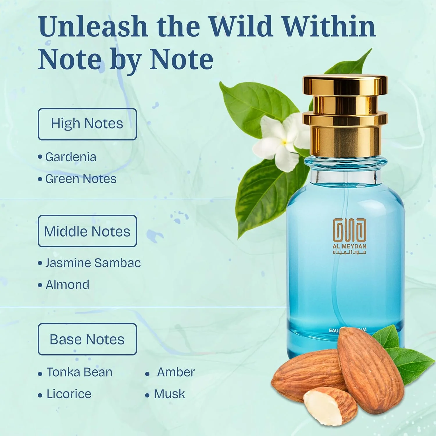 عطر روغنی زنانه عود المیدان - الهام گرفته از Jesmine Nueer - عطر روغنی بدون الکل با رایحه های گل یاسمن، یاس و دانه تونکا - رایحه ماندگار (30 میلی لیتر) عطر روغنی زنانه عود المیدان - الهام گرفته از Jesmine Nueer - عطر روغنی بدون الکل با رایحه های گل یاسمن، یاس و دانه تونکا - رایحه ماندگار (30 میلی لیتر)