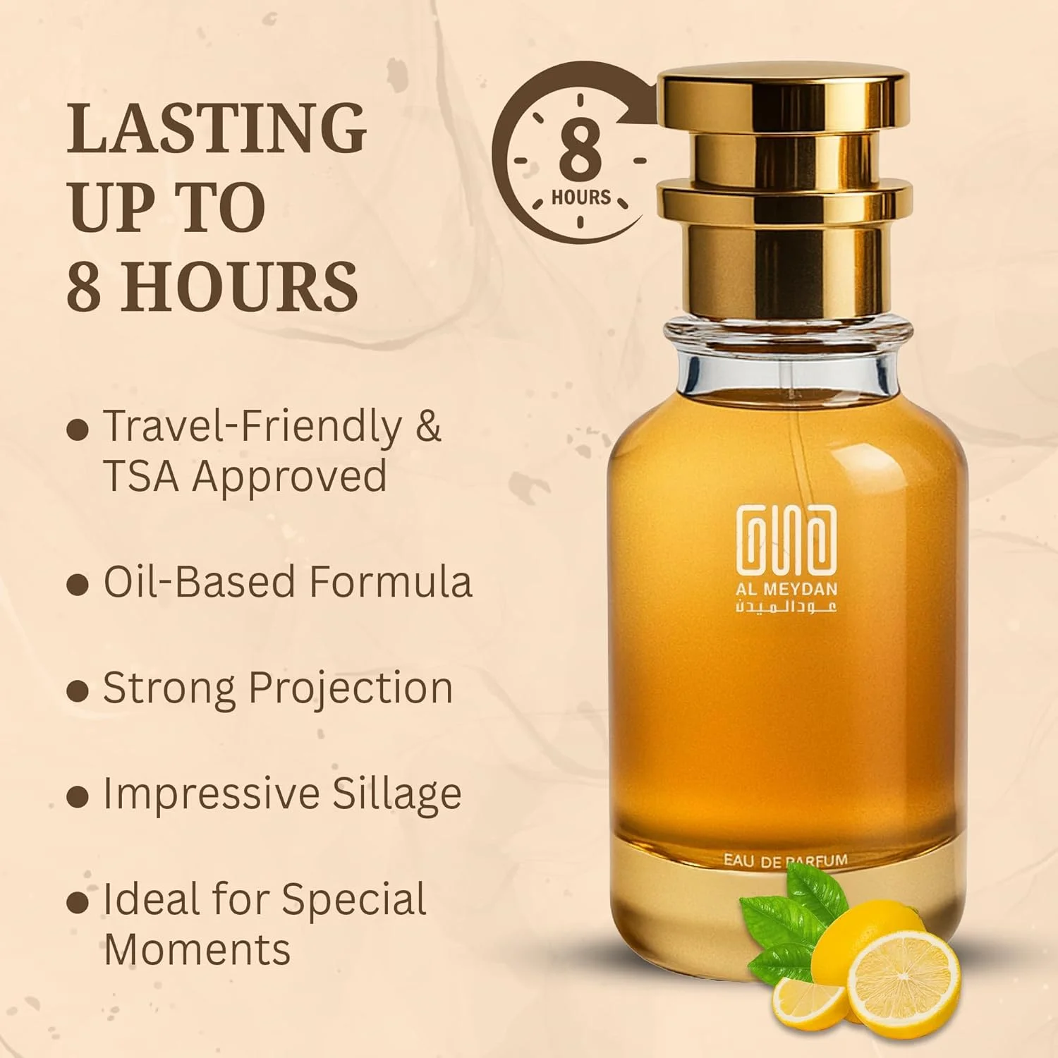 عطر روغنی عود المیدان زنانه - مشابه رایحه شقافه - بدون الکل، رایحه گلی و میوه ای با لیمو، سیب و سدر - ماندگاری طولانی 8-10 ساعت (50 میلی لیتر) عطر روغنی عود المیدان زنانه - مشابه رایحه شقافه - بدون الکل، رایحه گلی و میوه ای با لیمو، سیب و سدر - ماندگاری طولانی 8-10 ساعت (50 میلی لیتر)