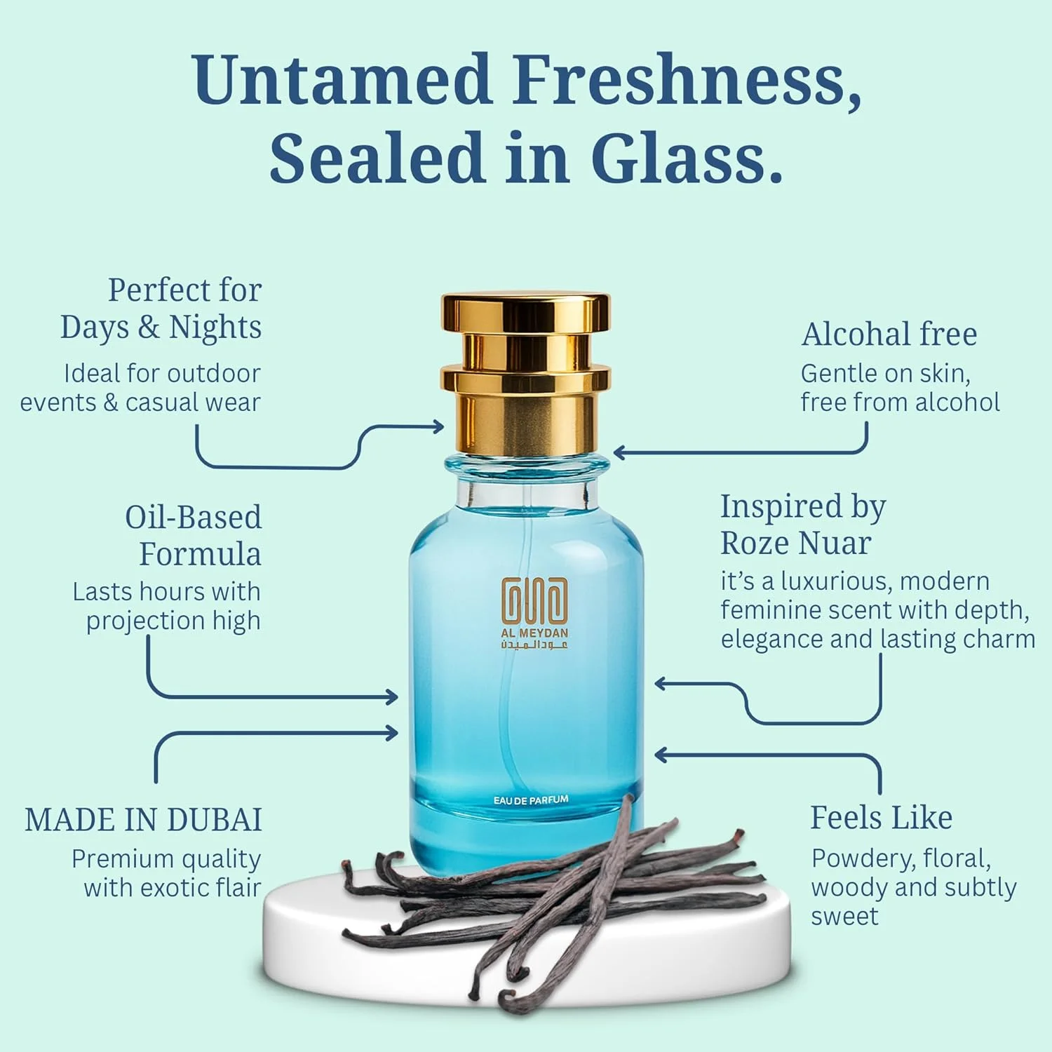 عطر روغنی زنانه عود المیدان - الهام گرفته از رز نویر - روغن عطر بدون الکل با رایحه یاس، وانیل و عنبر - ماندگاری طولانی، رایحه پودری و چوبی (30 میلی لیتر) عطر روغنی زنانه عود المیدان - الهام گرفته از رز نویر - روغن عطر بدون الکل با رایحه یاس، وانیل و عنبر - ماندگاری طولانی، رایحه پودری و چوبی (30 میلی لیتر)