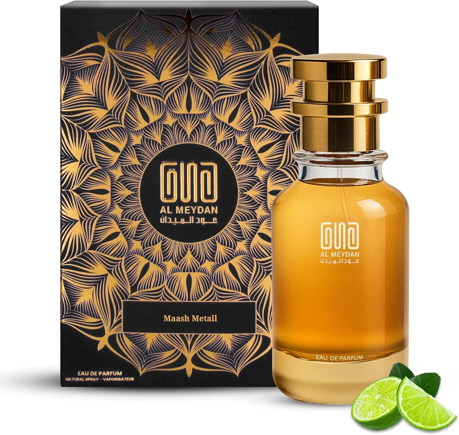 عطر روغنی عود المیدان زنانه و مردانه – الهام گرفته از ماش متال – عطر روغنی بدون الکل با رایحه لیمو، شکوفه پرتقال و عنبر – ماندگاری طولانی، تازه و شیک (30 میلی لیتر)
