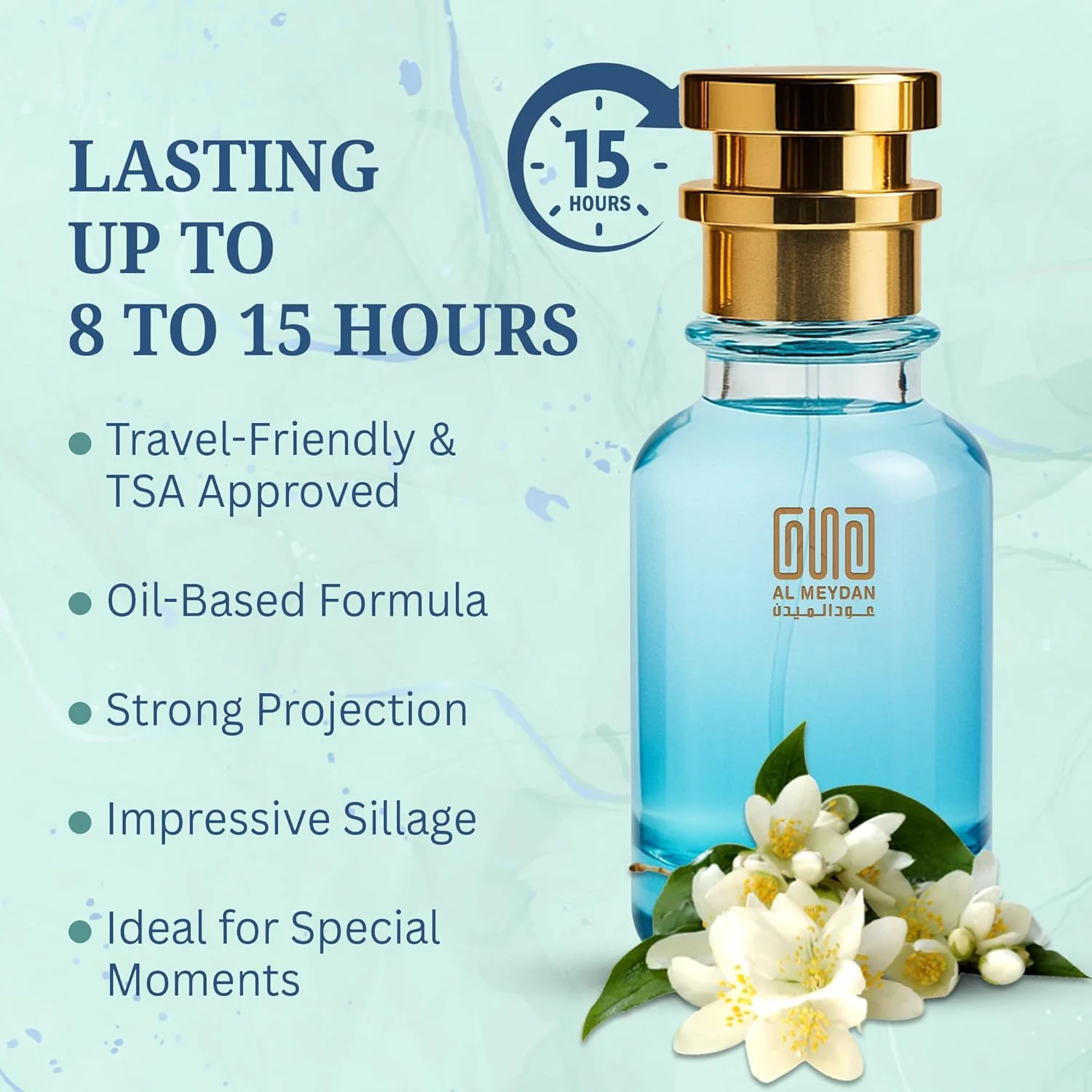 عطر روغنی زنانه عود المیدان - الهام گرفته از Rosee Muscc - عطر روغنی بدون الکل با رایحه های رز، مشک و یاس - ماندگاری طولانی، رایحه گلی، رمانتیک و ظریف (100 میلی لیتر) عطر روغنی زنانه عود المیدان - الهام گرفته از Rosee Muscc - عطر روغنی بدون الکل با رایحه های رز، مشک و یاس - ماندگاری طولانی، رایحه گلی، رمانتیک و ظریف (100 میلی لیتر)