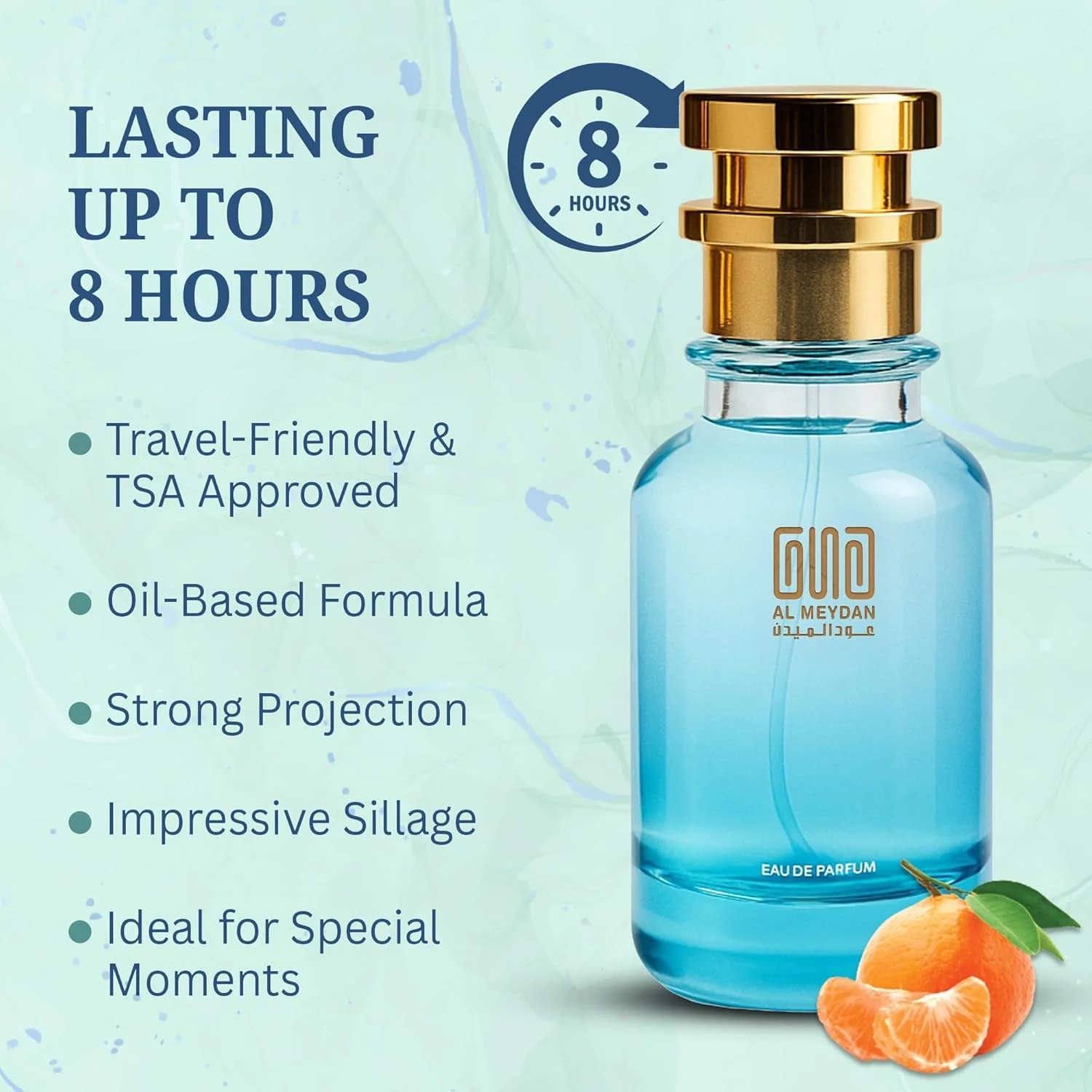 عطر روغنی عود المیدان زنانه و مردانه - مشابه عطر Turathii Elektra - عطر روغنی بدون الکل مرکباتی و میوه ای با رایحه گلابی، شکوفه پرتقال و وانیل - ماندگاری طولانی 9-11 ساعت (100 میلی لیتر) عطر روغنی عود المیدان زنانه و مردانه - مشابه عطر Turathii Elektra - عطر روغنی بدون الکل مرکباتی و میوه ای با رایحه گلابی، شکوفه پرتقال و وانیل - ماندگاری طولانی 9-11 ساعت (100 میلی لیتر)