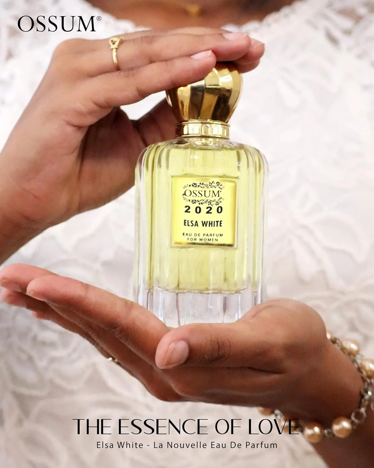 ست هدیه زنانه اوسوم 2020 مدل G.SET Elsa White حجم 100 میلی لیتر به همراه اسپری بدن پشن حجم 120 میلی لیتر