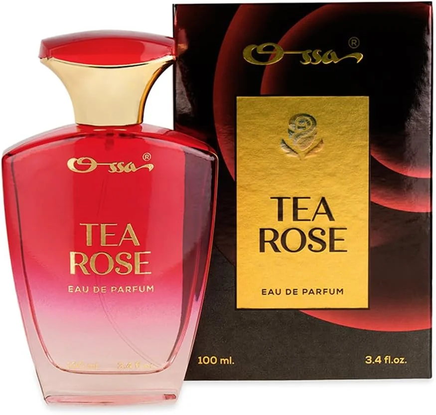 ادو پرفیوم زنانه اوسا مدل Tea Rose حجم 100 میلی لیتر | رایحه مرکبات، برگ چای، گل رز و مشک | عطر ممتاز زنانه | ماندگاری طولانی مناسب تمام مناسبت ها | بهترین هدیه تولد