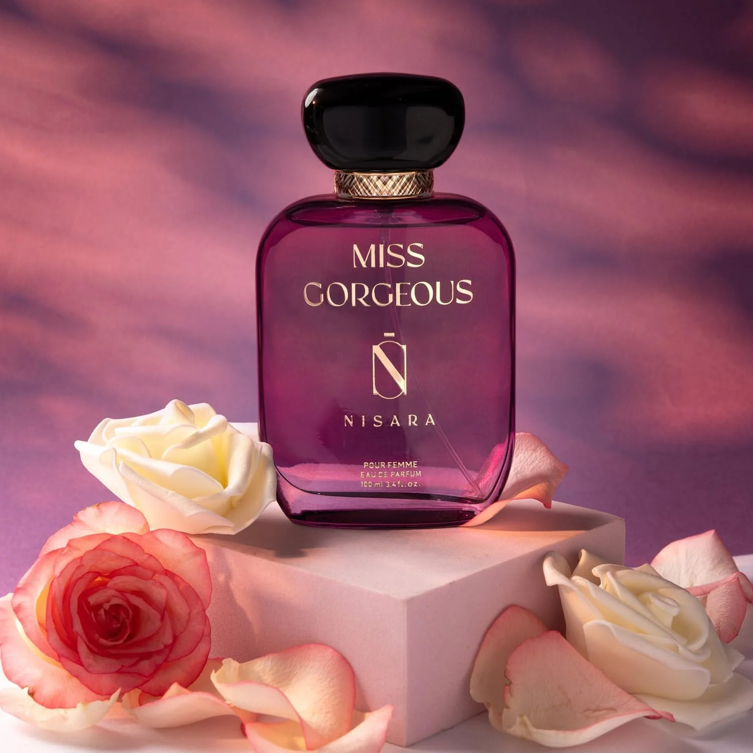 ادکلن زنانه نیسارا مدل Miss Gorgeous حجم 100 میلی لیتر | ادو پرفیوم ماندگار | رایحه گلی-میوه ای-سبز | با رایحه گلابی، ترنج، رز، چوب سدر، مشک، عنبر، وانیل | اسپری عطر EDP برای زنان | ممتاز ادکلن زنانه نیسارا مدل Miss Gorgeous حجم 100 میلی لیتر | ادو پرفیوم ماندگار | رایحه گلی-میوه ای-سبز | با رایحه گلابی، ترنج، رز، چوب سدر، مشک، عنبر، وانیل | اسپری عطر EDP برای زنان | ممتاز