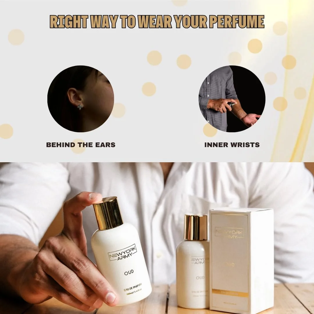 عطر نیویورک آرمی - عود 100 میلی لیتر | عطر ماندگار برای مردان و زنان | ادو پرفیوم مردانه و زنانه | رایحه یونیسکس | هدیه برای زن و شوهر | رایحه ممتاز برای مردان و زنان