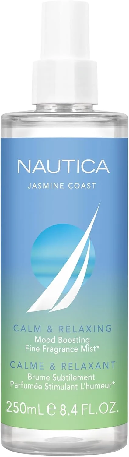 اسپری مو و بدن زنانه ناتیکا مدل Jasmine Coast، عطر تقویت کننده خلق و خو، آرامش بخش، رایحه گلی-میوه ای، فرمول وگان، ماندگاری طولانی، 250 میلی لیتر