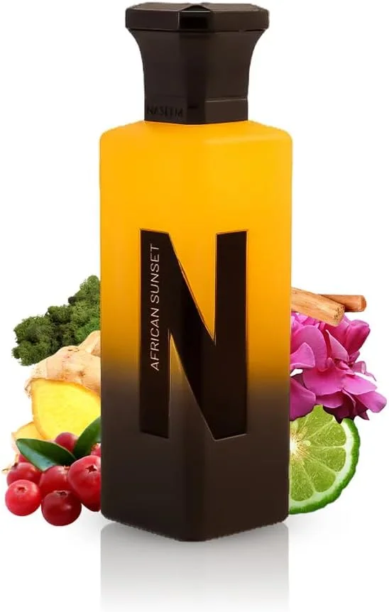 عطر نسیم N-Series African Sunset Aqua، رایحه ملایم بدون الکل، ادو پرفیوم مردانه و زنانه 75 میلی لیتر