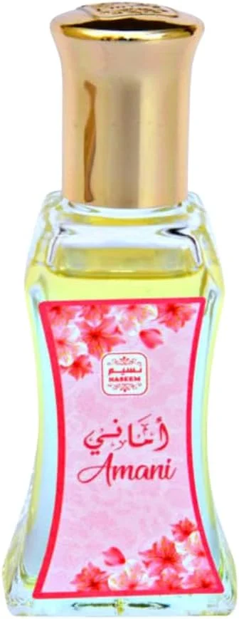عطر رولی نسیم امانی 24 میلی لیتر - روغن ادو پرفیوم با رایحه ملایم برای آقایان و بانوان - ماندگاری طولانی، بدون الکل با رایحه سیب، یاس، وانیل، عنبر و چوب صندل