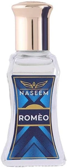 عطر روغنی رولی نسیم رومئو 24 میلی لیتر - رایحه ای ماندگار و بدون الکل با نت های تازه، میوه ای و گلی - ضد حساسیت و ایده آل برای پوست های حساس
