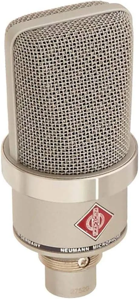 میکروفون استودیویی کاندنسر دیافراگم بزرگ نویمان TLM-102 (نیکل) به همراه لرزهگیر و پاپ فیلتر میکروفون استودیویی کاندنسر دیافراگم بزرگ نویمان TLM-102 (نیکل) به همراه لرزهگیر و پاپ فیلتر
