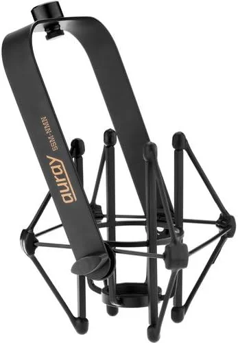 میکروفون استودیویی کاندنسر دیافراگم بزرگ نویمان TLM-102 (مشکی) همراه با لرزه‌گیر و پاپ فیلتر