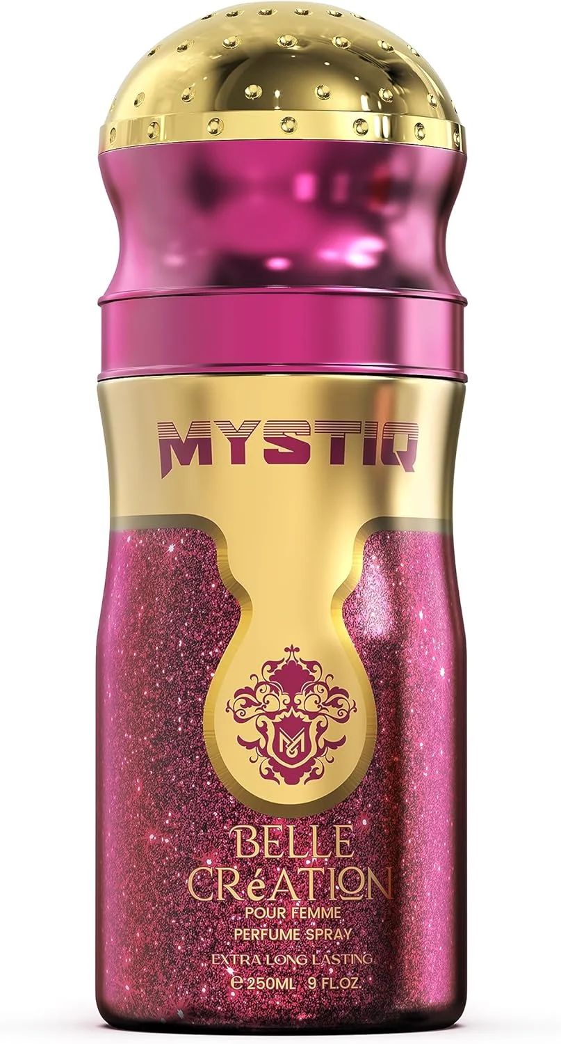 اسپری عطر بدن زنانه Mystiq Belle Creation - 250 میلی لیتر