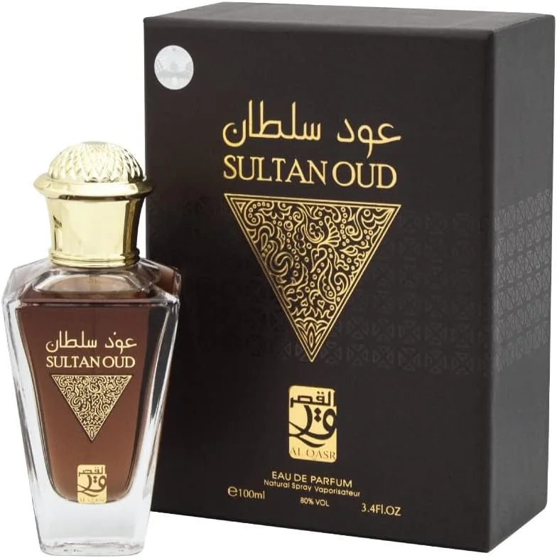 ادکلن سلطان عود از القصر مای پرفیومز، ادو پرفیوم مردانه و زنانه، ماندگاری طولانی، عطر عربی 100 میلی لیتر