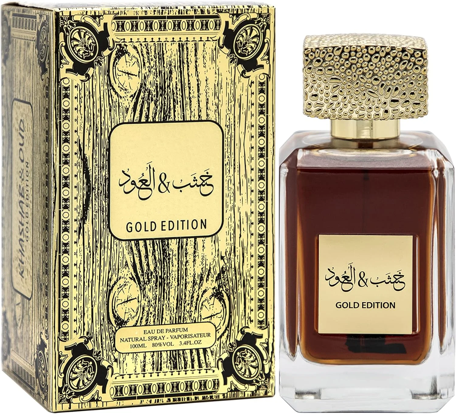عطر عربیاتی خشاب و عود گلد از مای پرفیومز ادو پرفیوم مردانه و زنانه با ماندگاری طولانی رایحه عربی 100 میلی لیتر عطر عربیاتی خشاب و عود گلد از مای پرفیومز ادو پرفیوم مردانه و زنانه با ماندگاری طولانی رایحه عربی 100 میلی لیتر