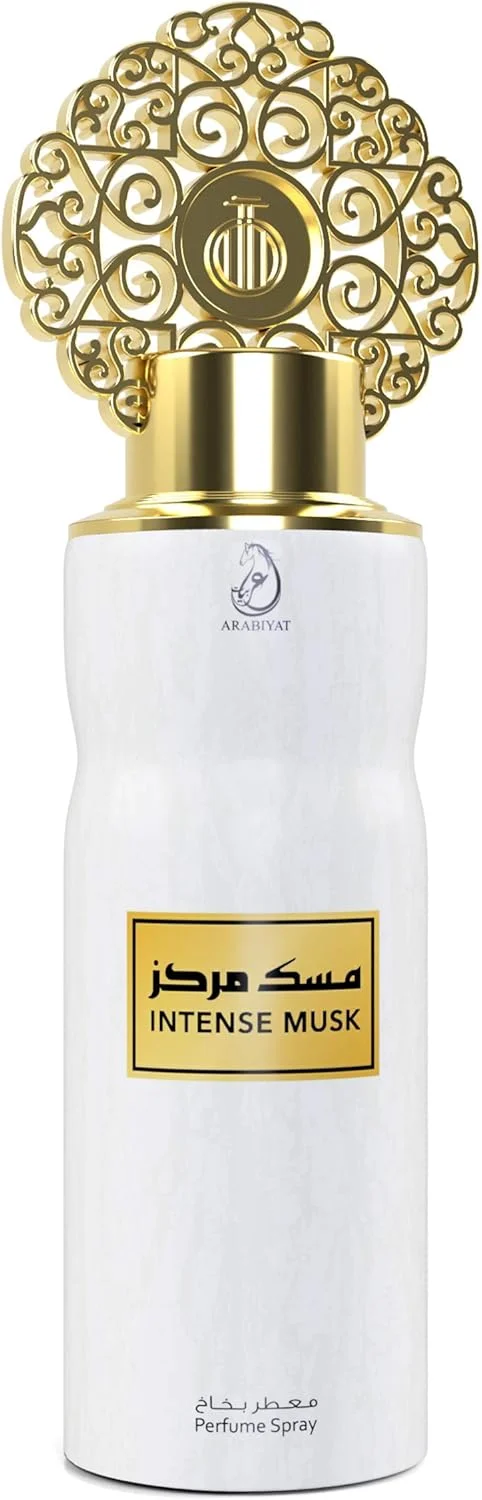 ست هدیه عطر 2 تکه MY PERFUMES INTENSE MUSK از ARABIYAT برای زنانه و مردانه، 100 میلی لیتر ادو پرفیوم و 200 میلی لیتر اسپری عطر ست هدیه عطر 2 تکه MY PERFUMES INTENSE MUSK از ARABIYAT برای زنانه و مردانه، 100 میلی لیتر ادو پرفیوم و 200 میلی لیتر اسپری عطر