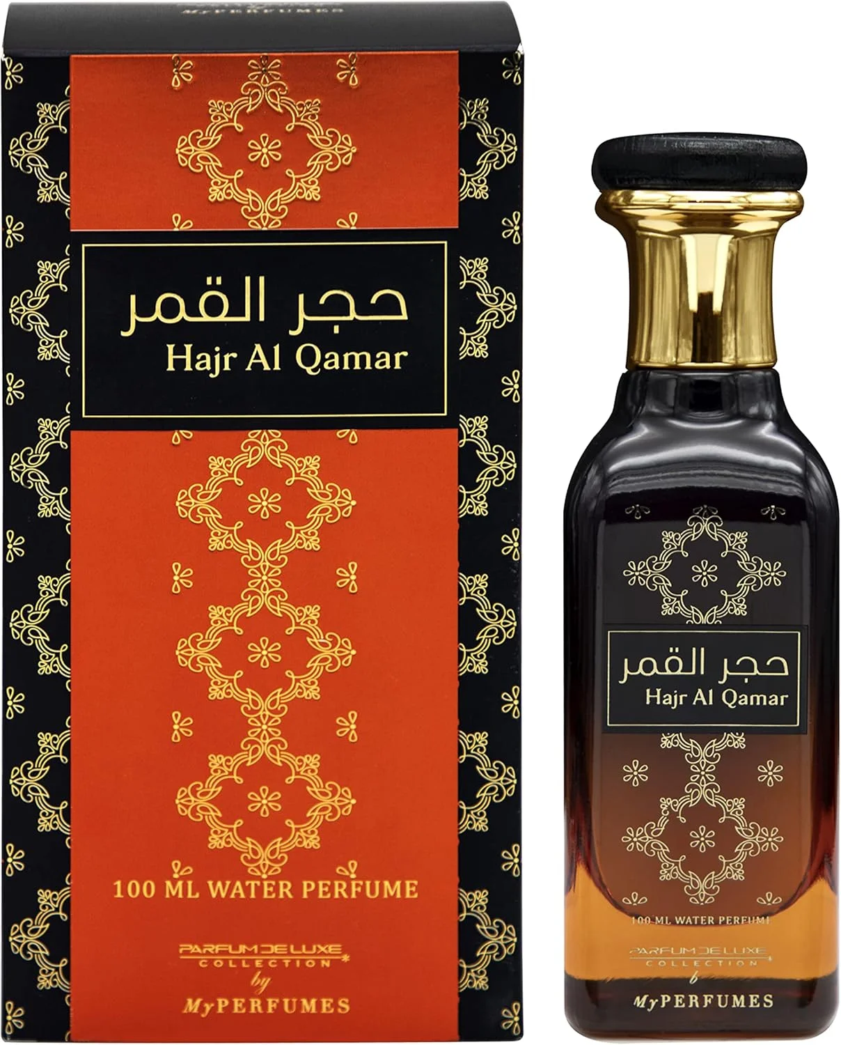 عطر حاجر القمر از برند My Perfumes، از مجموعه PARFUM DELUXE، عطر حلال غیر الکلی برای مردان و زنان، 100 میلی لیتر، ماندگاری طولانی و بدون الکل عطر حاجر القمر از برند My Perfumes، از مجموعه PARFUM DELUXE، عطر حلال غیر الکلی برای مردان و زنان، 100 میلی لیتر، ماندگاری طولانی و بدون الکل