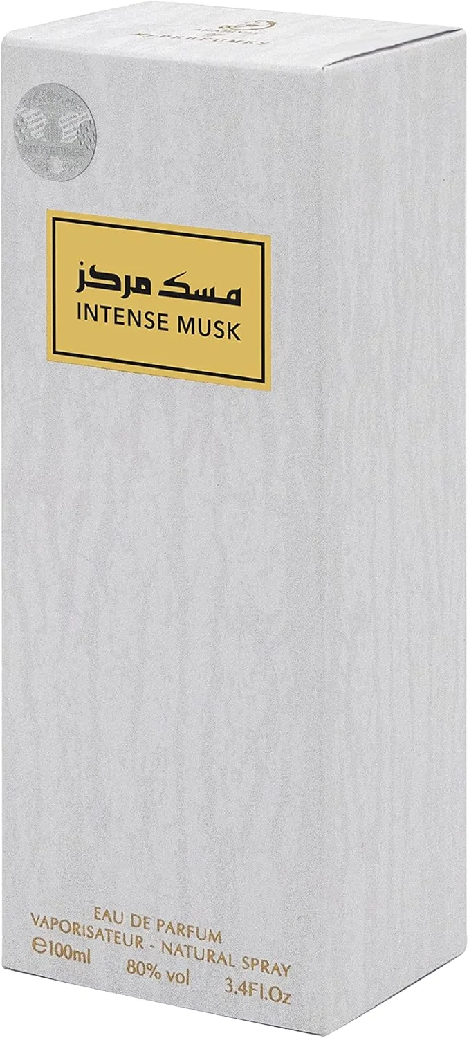 عطر ادکلن مردانه و زنانه INTENSE MUSK از ARABIYAT از My Perfumes، ماندگاری طولانی، عطر عربی 100 میلی لیتر عطر ادکلن مردانه و زنانه INTENSE MUSK از ARABIYAT از My Perfumes، ماندگاری طولانی، عطر عربی 100 میلی لیتر