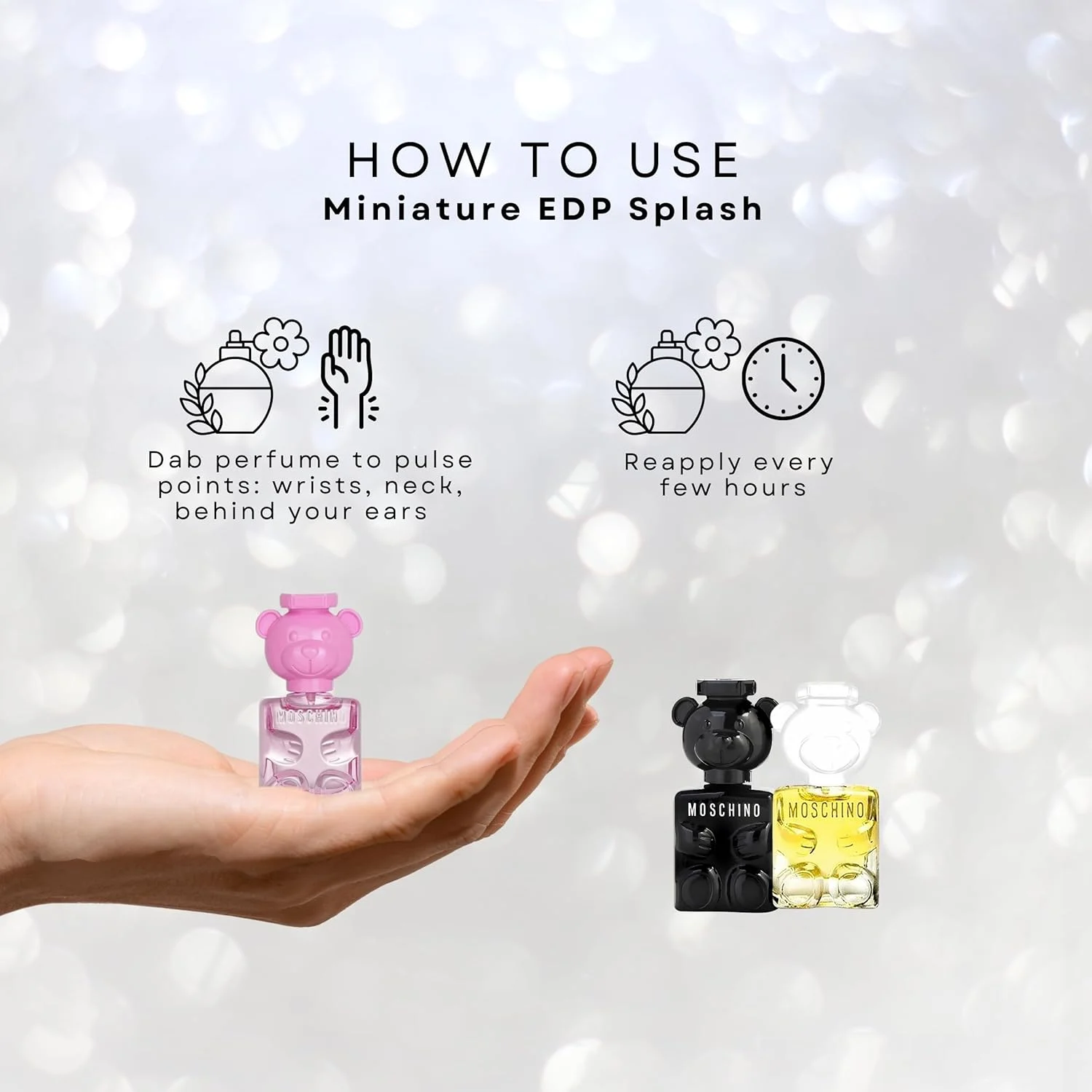 ست مینیاتوری عطر زنانه موسکینو توی مینی x 3 ست مینیاتوری عطر زنانه موسکینو توی مینی x 3