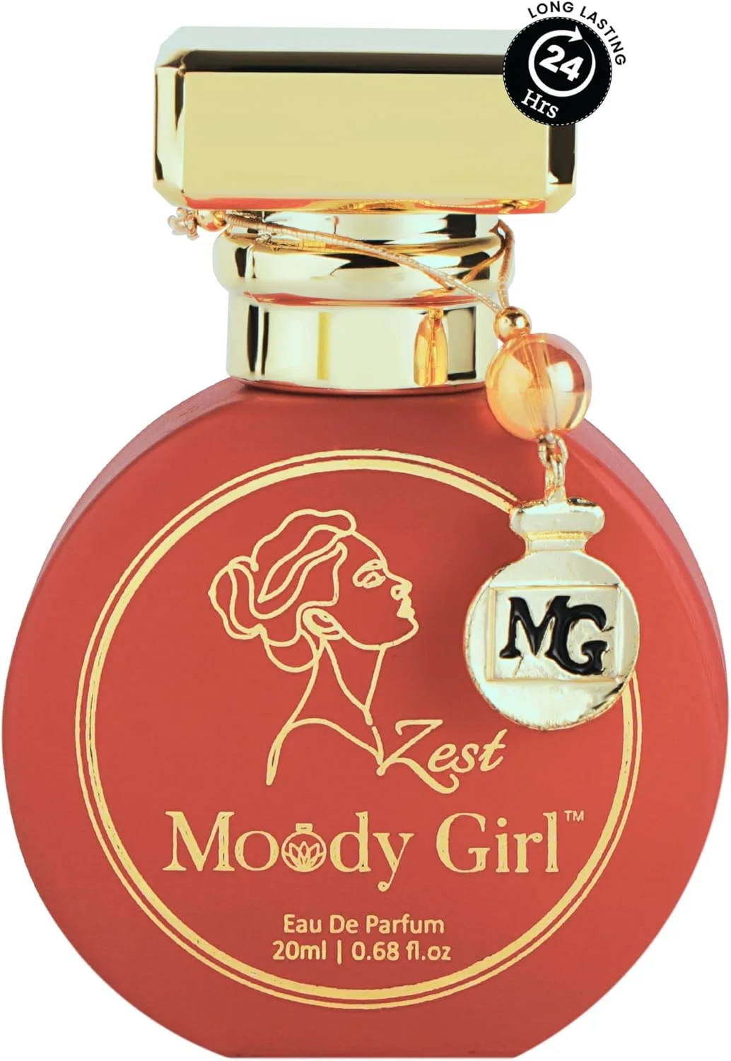 عطر زنانه و دخترانه لوکس Moody Girl مدل Zest با ماندگاری طولانی 20 میلی لیتر | رایحه گاردنیا تازه و میوه ای | ماندگاری 24 ساعته | ایده آل برای استفاده روزانه و هدیه دادن به زنان و دختران