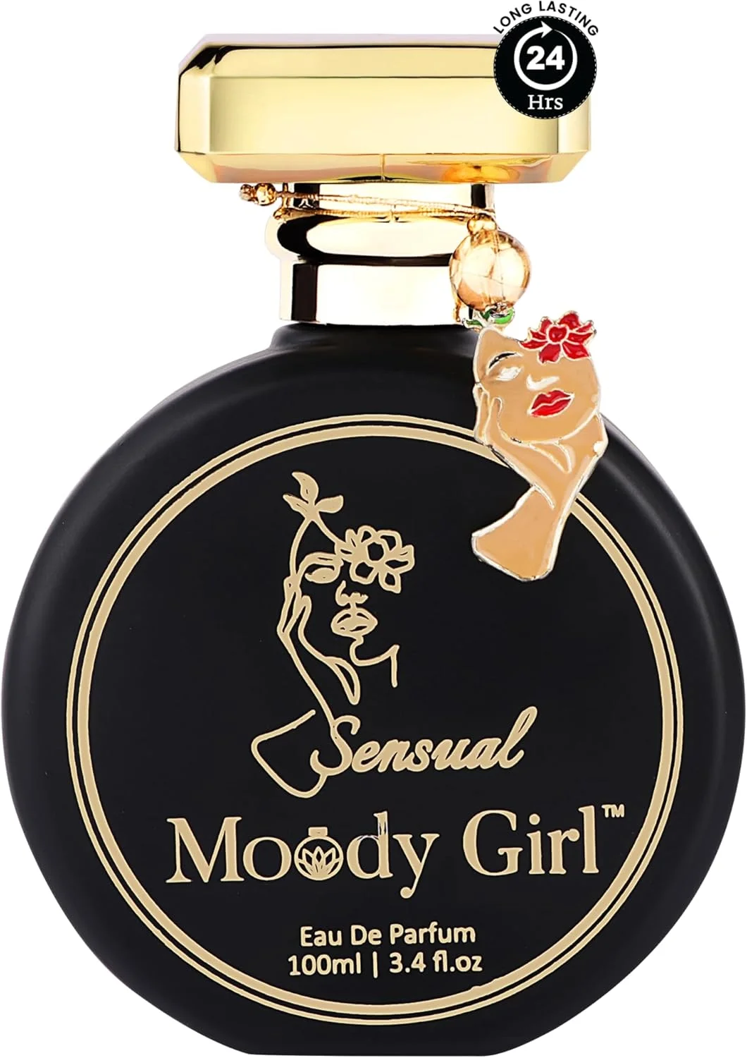 عطر زنانه حسی Moody Girl | رایحه تند دانه تونکا | ادو پرفیوم ماندگار 24 ساعته با صمغ مر | هدیه ولنتاین | عطر جامد ممتاز و لوکس برای هر مناسبت - 100 میلی لیتر