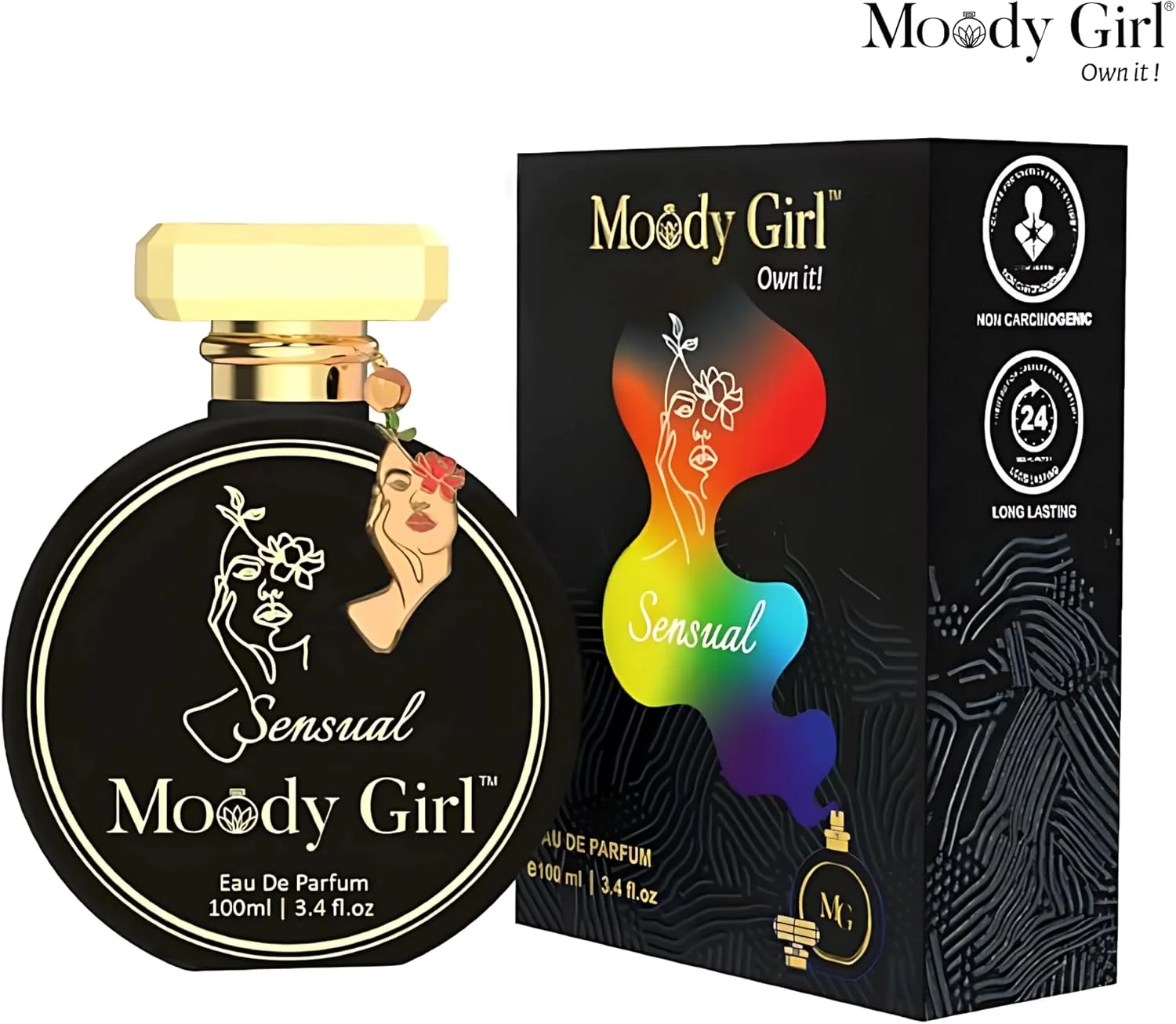عطر زنانه حسی Moody Girl | رایحه تند دانه تونکا | ادو پرفیوم ماندگار 24 ساعته با صمغ مر | هدیه ولنتاین | عطر جامد ممتاز و لوکس برای هر مناسبت - 100 میلی لیتر عطر زنانه حسی Moody Girl | رایحه تند دانه تونکا | ادو پرفیوم ماندگار 24 ساعته با صمغ مر | هدیه ولنتاین | عطر جامد ممتاز و لوکس برای هر مناسبت - 100 میلی لیتر