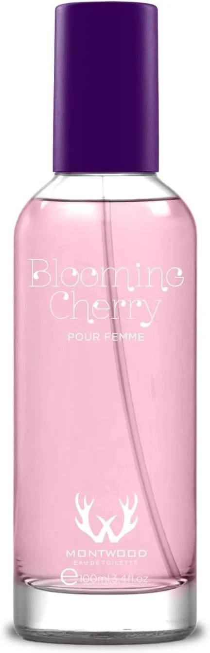 Montwood Blooming Cherry Pour Femme: ادو تویلت زنانه | عطر زنانه 100 میلی لیتر Montwood Blooming Cherry Pour Femme: ادو تویلت زنانه | عطر زنانه 100 میلی لیتر