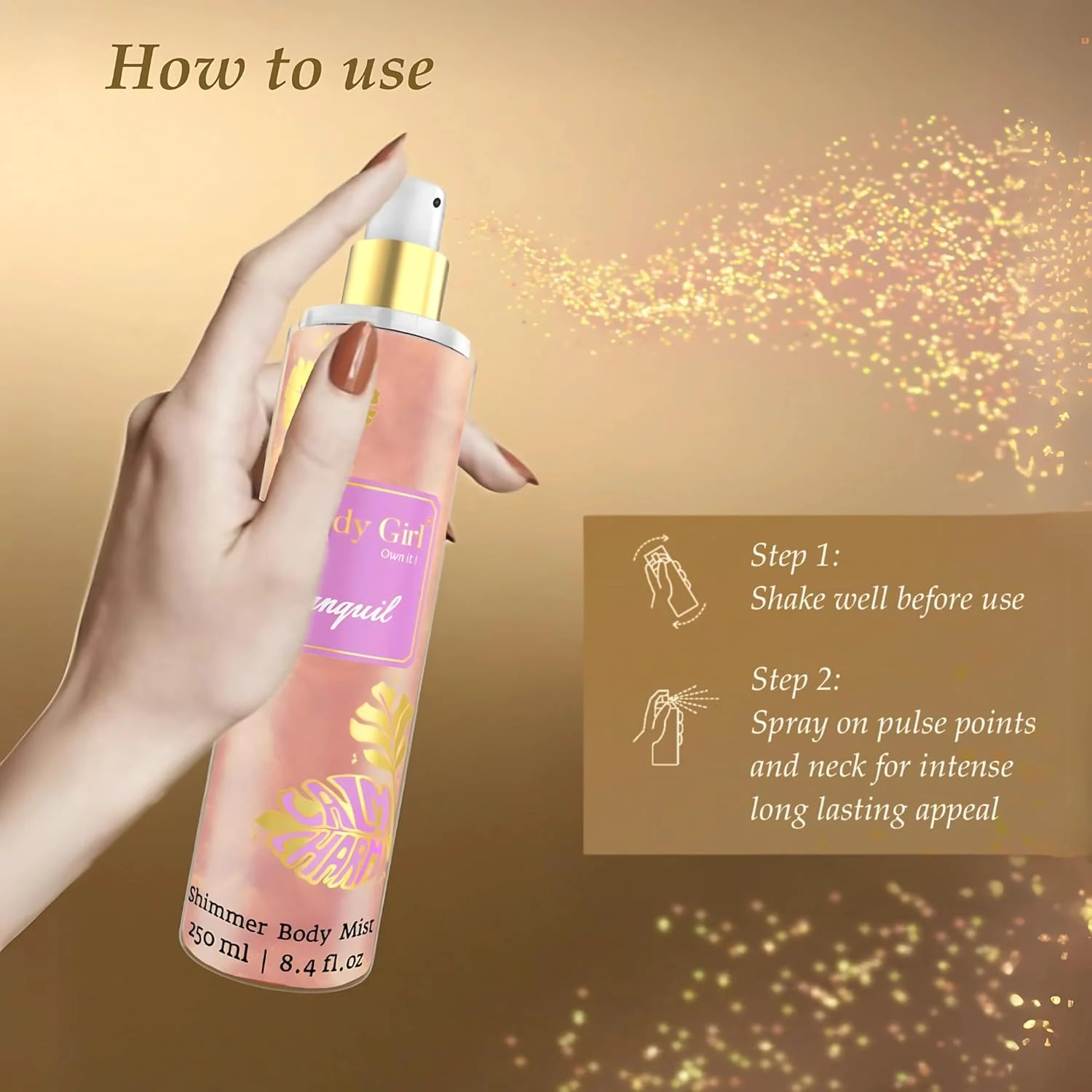 بادی میست شیمر ماندگار و لوکس Moody Girl Tranquil 250ml برای زنان و دختران | پشن فروت، نارنگی، گل صد تومانی و انواع توت ها، رایحه مشک و میوه ای برای زنان و دختران | ایده آل برای استفاده روزانه بادی میست شیمر ماندگار و لوکس Moody Girl Tranquil 250ml برای زنان و دختران | پشن فروت، نارنگی، گل صد تومانی و انواع توت ها، رایحه مشک و میوه ای برای زنان و دختران | ایده آل برای استفاده روزانه