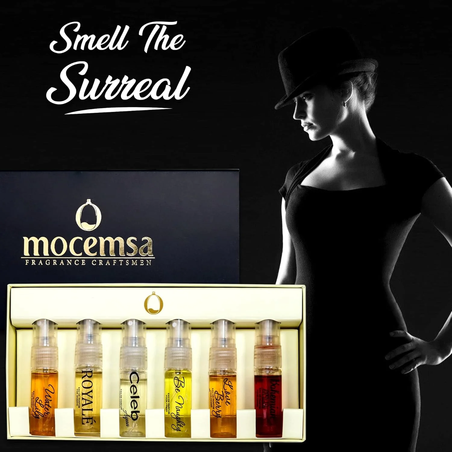 ست هدیه تستی عطر زنانه MOCEMSA، بسته 6 عددی، عطر جیبی ادو پرفیوم با ماندگاری طولانی، 36 میلی لیتر ست هدیه تستی عطر زنانه MOCEMSA، بسته 6 عددی، عطر جیبی ادو پرفیوم با ماندگاری طولانی، 36 میلی لیتر