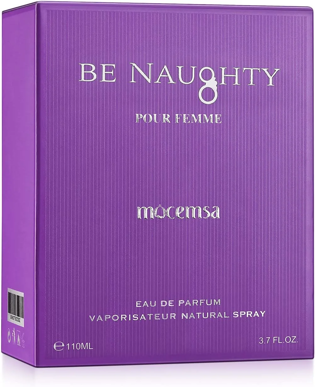 ادو پرفیوم زنانه Mocemsa Be Naughty با ماندگاری طولانی، عطر لوکس EDP، حجم 110 میلی لیتر ادو پرفیوم زنانه Mocemsa Be Naughty با ماندگاری طولانی، عطر لوکس EDP، حجم 110 میلی لیتر