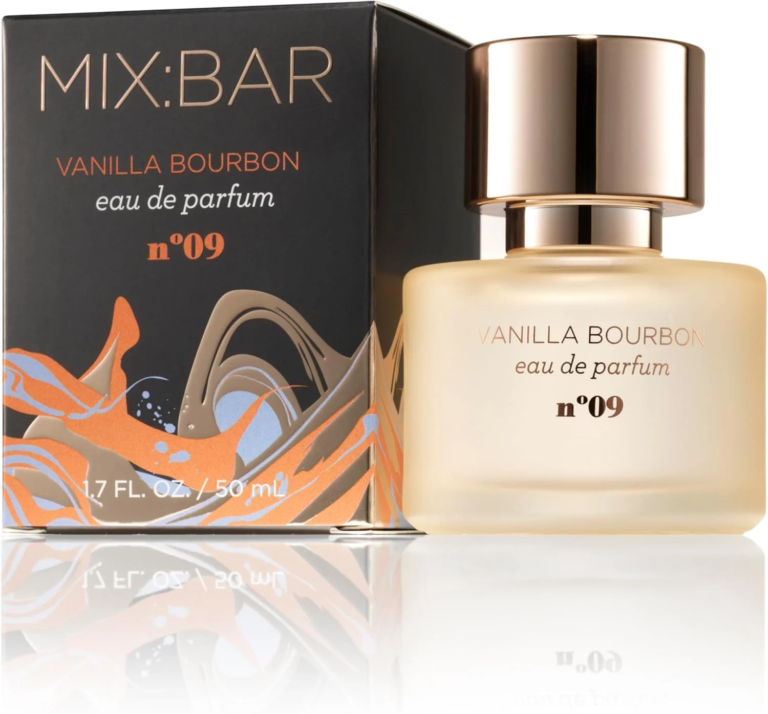 ادکلن زنانه وانیل بوربن MIX:BAR EDP - عطر ماندگار برای زنان و استفاده روزمره، بدون پارابن، مواد اولیه تمیز، عطر - اسپری 50 میلی لیتر