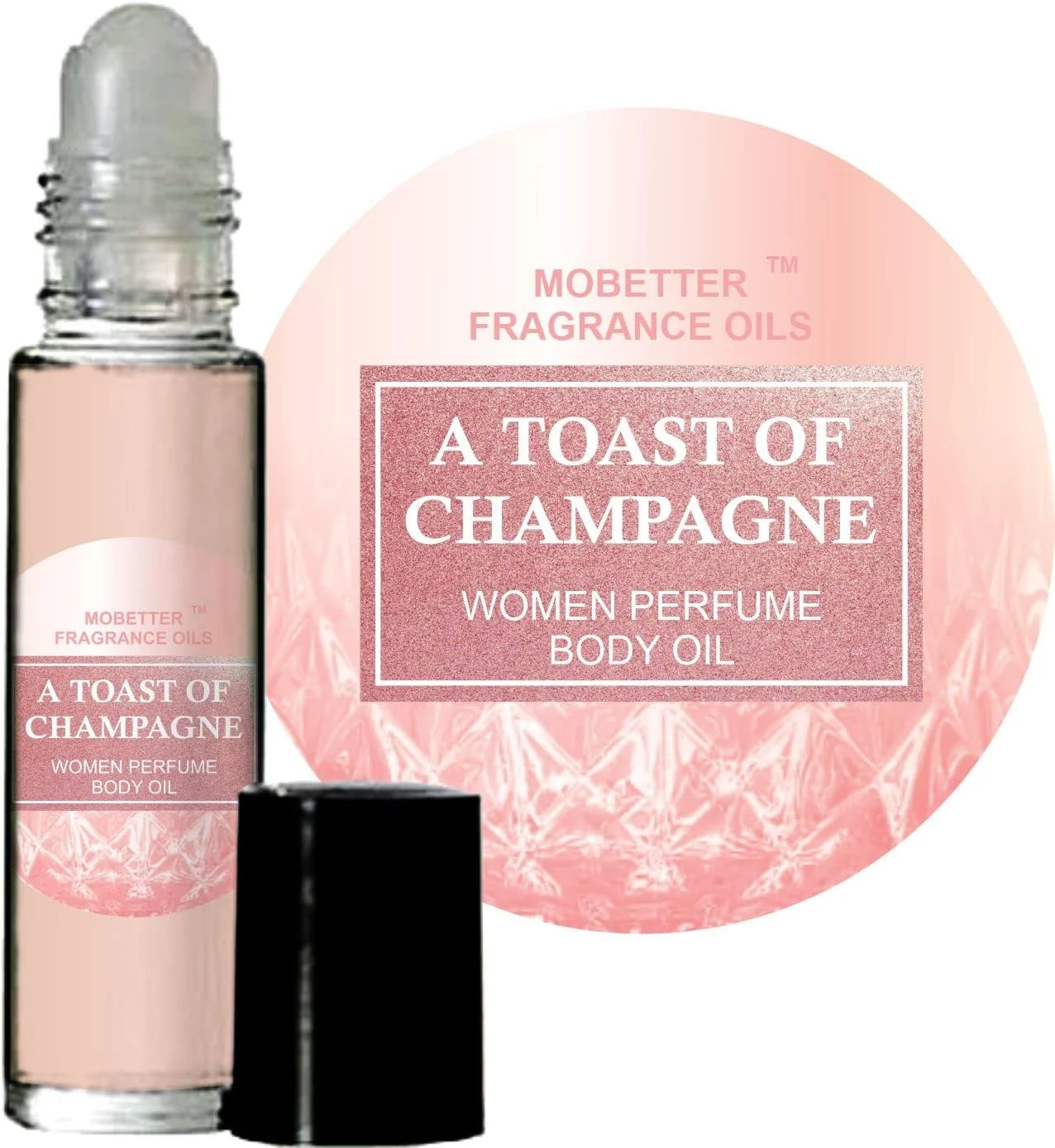 روغن بدن معطر زنانه موبتر فرگرنس اویلز با رایحه شامپاین