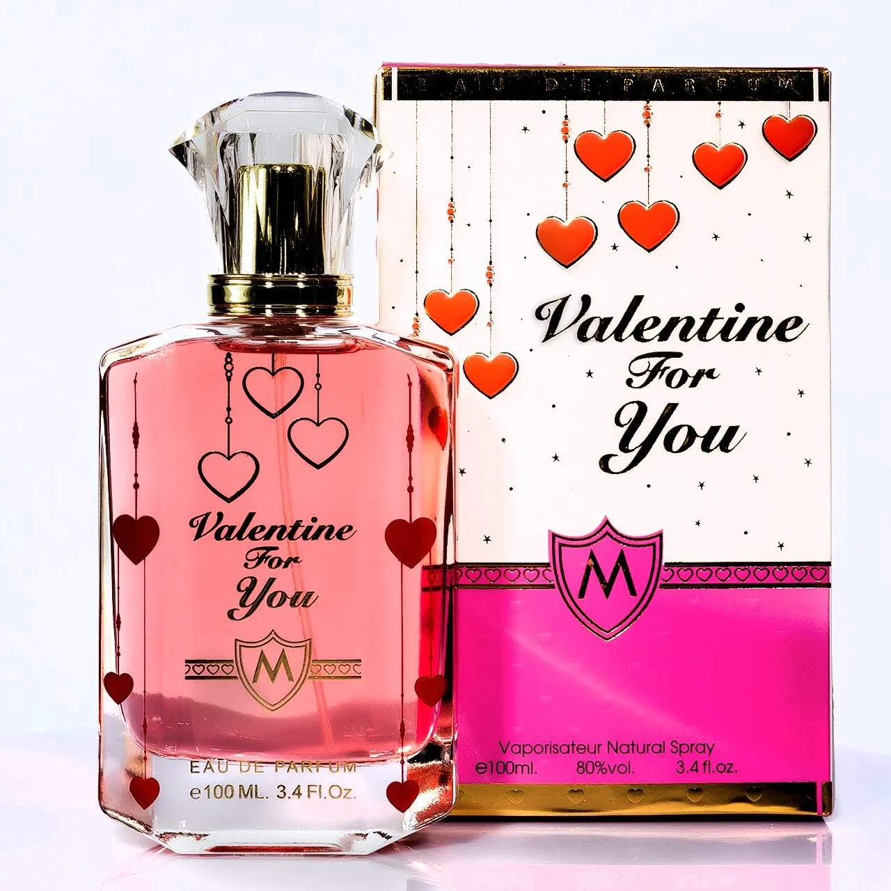 ادو پرفیوم زنانه MM Perfume مدل Valentine For You حجم 100 میلی لیتر