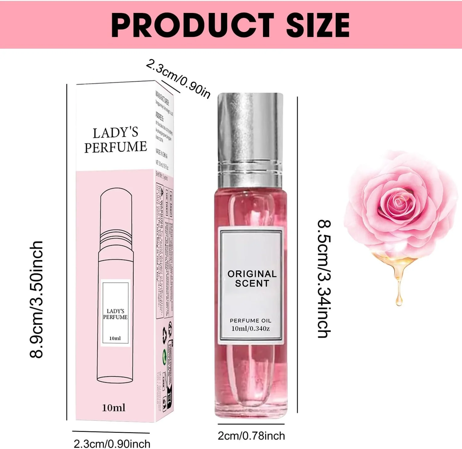 عطر فرمون Venom MISEDI، عطر فرمون تقویت شده، عطرهای فرمون برای زنان، عطر قابل حمل با طراوت و ماندگاری طولانی (2 عدد)