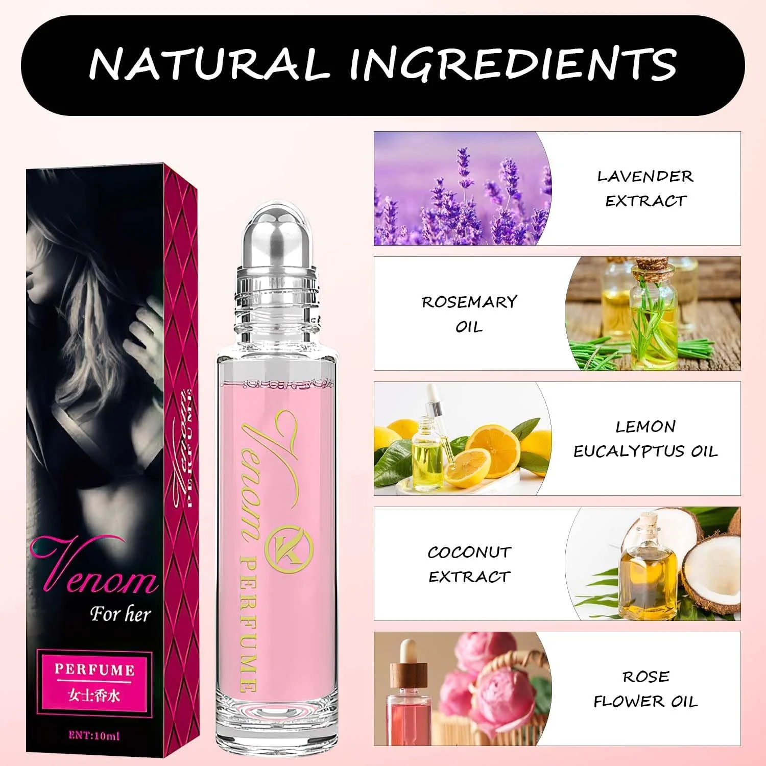 عطر فرمون زنانه MISEDI Lunex Phero - ماندگاری طولانی، تازه و قابل حمل (3 عددی)