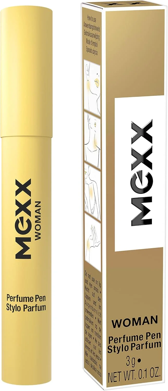 عطر جیبی زنانه Mexx با رایحه چوبی گلی، بافت کرمی، مناسب برای مسافرت، 3 گرم