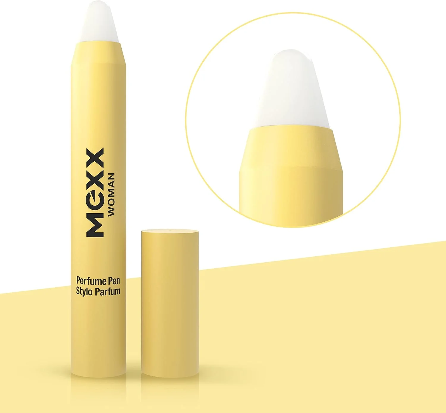عطر جیبی زنانه Mexx با رایحه چوبی گلی، بافت کرمی، مناسب برای مسافرت، 3 گرم