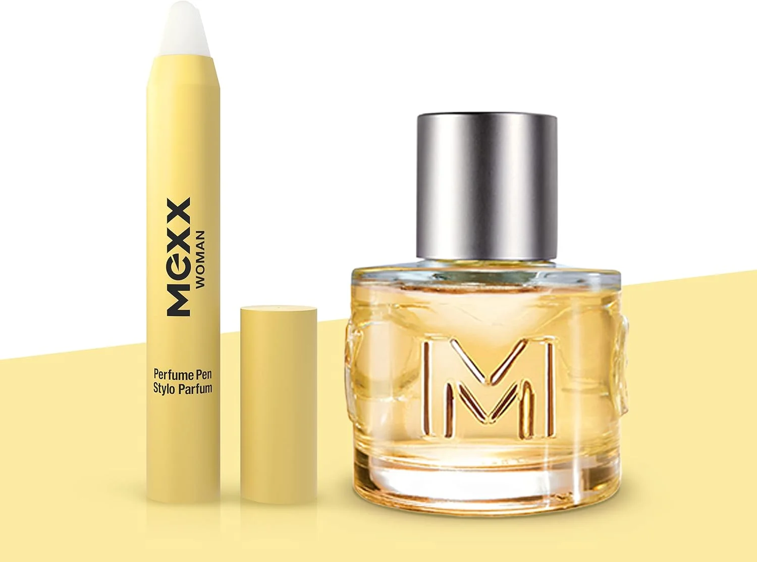 عطر جیبی زنانه Mexx با رایحه چوبی گلی، بافت کرمی، مناسب برای مسافرت، 3 گرم