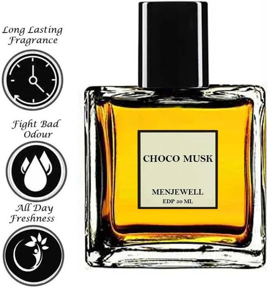 عطر شکلات مشک من جول | رایحه تازه و ماندگار | ادو پرفیوم مردانه | اسپری معطر یونیسکس ایده آل برای استفاده روزانه، شب قرار، هدیه دادن و مناسبت های خاص، 50 میلی لیتر