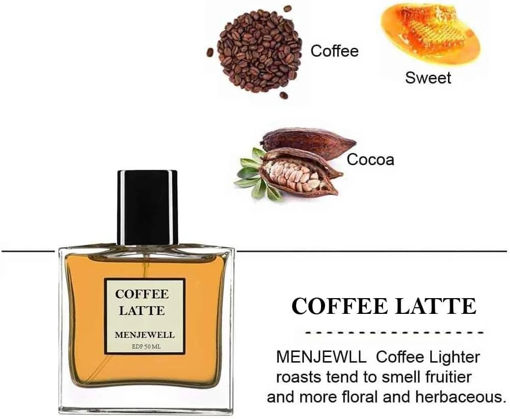 ادکلن مردانه و زنانه مجوول لاکچری COFFE LATTE با رایحه شیرین، قهوه و نارگیل | عطر قهوه ممتاز و ماندگار برای مردان و زنان، 50 میلی لیتر ادکلن مردانه و زنانه مجوول لاکچری COFFE LATTE با رایحه شیرین، قهوه و نارگیل | عطر قهوه ممتاز و ماندگار برای مردان و زنان، 50 میلی لیتر